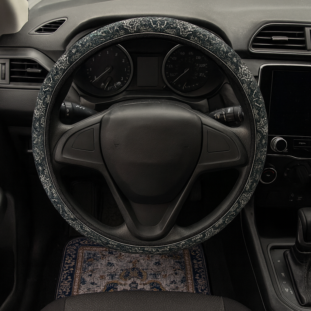 Steering Wheel Cover - Saffron Red