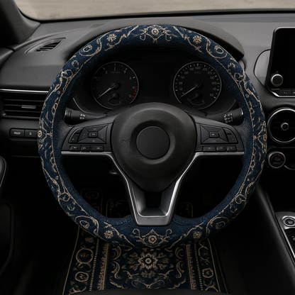 Steering Wheel Cover - Saffron Red