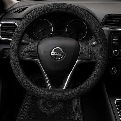 Steering Wheel Cover - Saffron Red